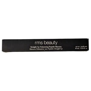 RMS Beauty Straight Up Volumizing Peptide Mascara HD Black 0.34 fl oz FULL SIZE